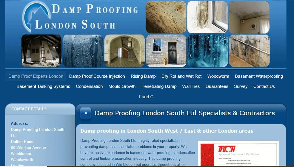 damp proofing south co