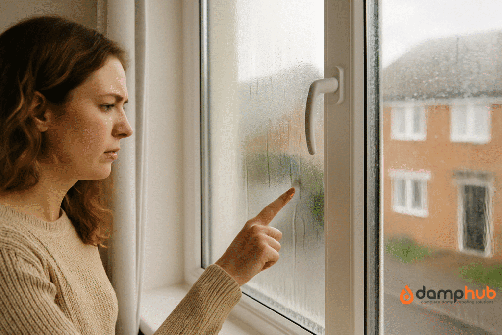 condensation on glass windows