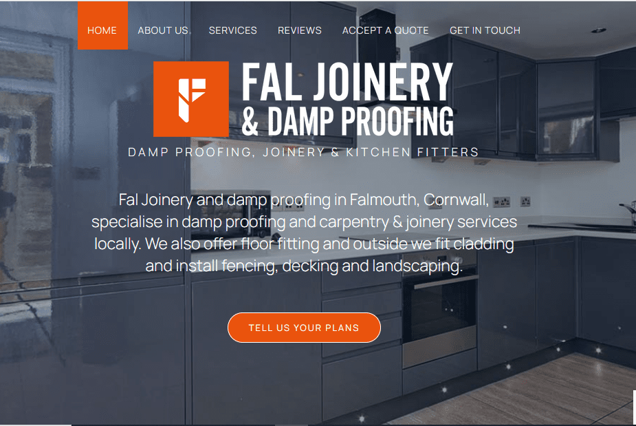 Fal Joinery and damp proofing in Falmouth, Cornwall, specialise in damp proofing and carpentry & joinery services locally.