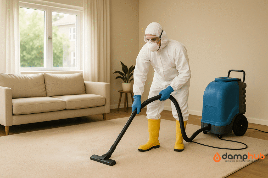 vacuuming carper to eliminate beetles