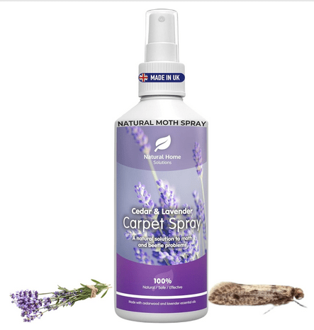 
Natural Carpet Moth Beetle Killer Repellent Cedar & Lavender Treatment for Larvae Cockroaches Silverfish Spiders Ants Bed Bugs Lice Ticks Fleas 